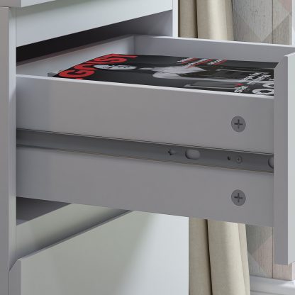 Stora 2 Drawer Bedside - Matt White - Image 8