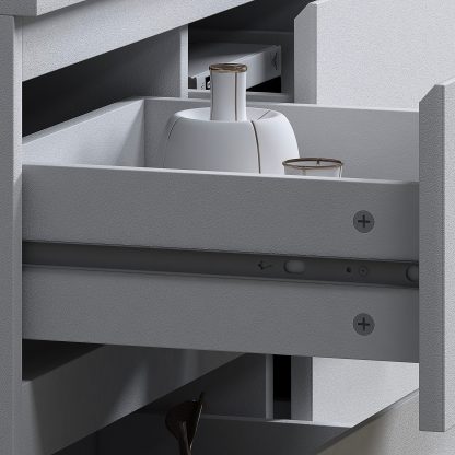 Stora 7 Drawer Merchant Chest - Matt White - Image 8