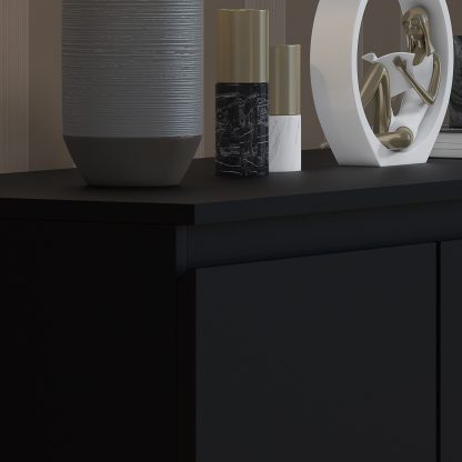 Stora 7 Drawer Merchant Chest - Matt Black - Image 6