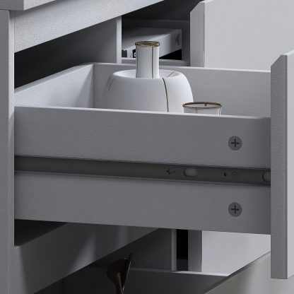 Stora Wide White Gloss Merchant Chest - Image 7