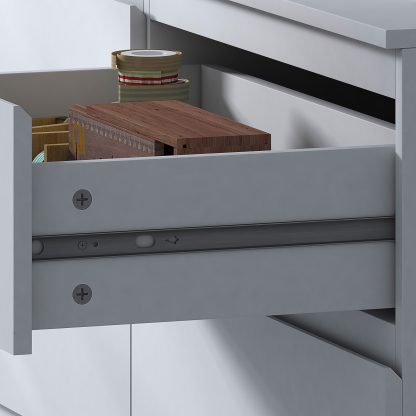 Stora 8 Drawer Chest Of Drawers - Matt White - Image 7