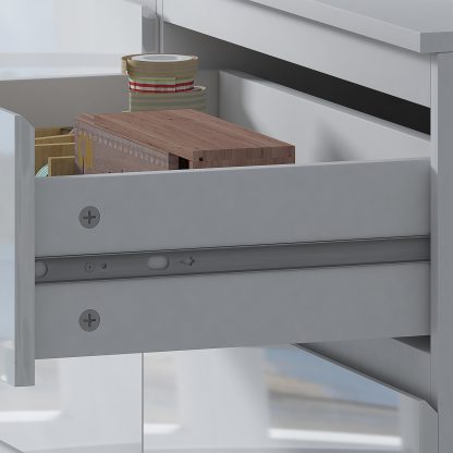 Stora Wide White Gloss 8 Drawer Chest - Image 8