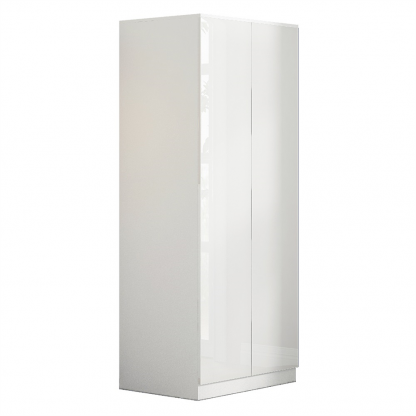 Stora Push to Open 2 Door White Gloss Wardrobe - Image 2