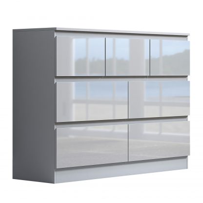 Stora Wide White Gloss Merchant Chest