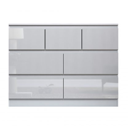 Stora Wide White Gloss Merchant Chest - Image 2