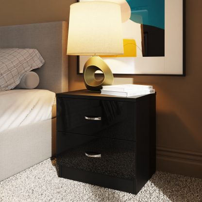 Chilton black gloss bedside lifestyle a