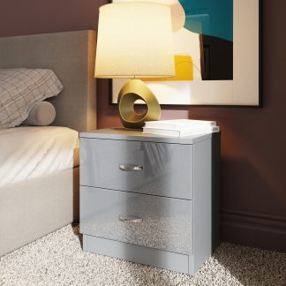 Chilton grey gloss bedside lifestyle a