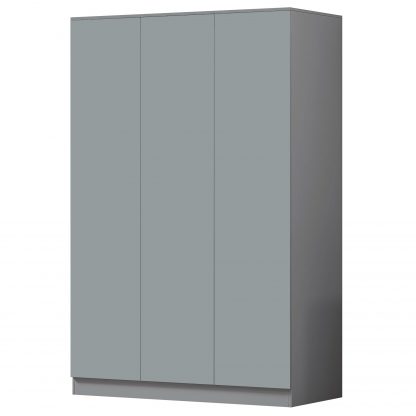 Stora matt grey 3 door wardrobe ang co
