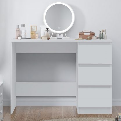 Stora matt white dressing table lifestyle b