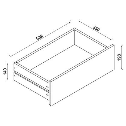 Stora 6 Drawer Chest Of Drawers - Matt Dark Grey - Image 7