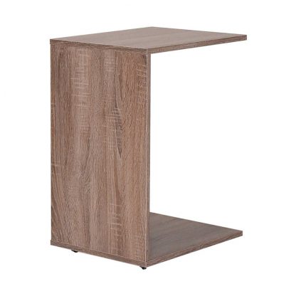 Mobile Sofa Table in Light Walnut - Fits Under Most Sofas. - Image 3