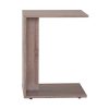 Mobile Sofa Table in Light Walnut - Fits Under Most Sofas. - Image 4