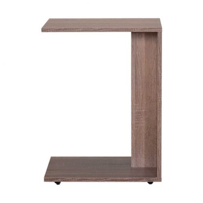 Mobile Sofa Table in Light Walnut - Fits Under Most Sofas. - Image 7