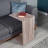 Mobile Sofa Table in Light Walnut - Fits Under Most Sofas. - Image 8