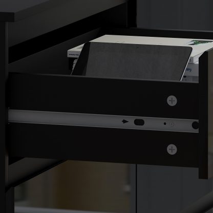Stora 6 Drawer Chest of Drawers - Black Gloss - Image 8