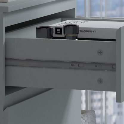Stora 3 Drawer Chest of Drawers - Matt Grey - Image 8