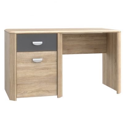 Yoop Dressing Table Study Desk - Sonoma Oak Matt Finish - Image 2