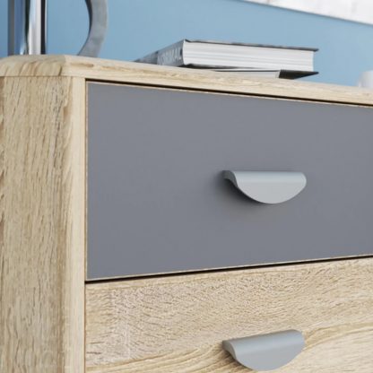 Yoop Dressing Table Study Desk - Sonoma Oak Matt Finish - Image 4