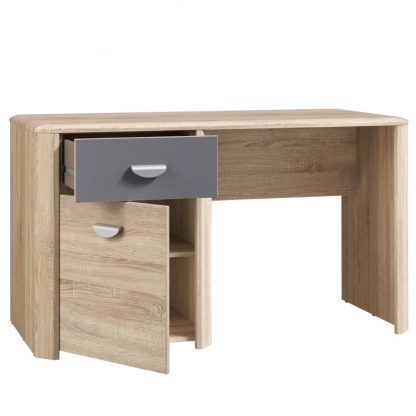 Yoop Dressing Table Study Desk - Sonoma Oak Matt Finish - Image 5
