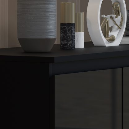 Stora Merchant 7 Drawer Chest of Drawers - Black Gloss - Image 6