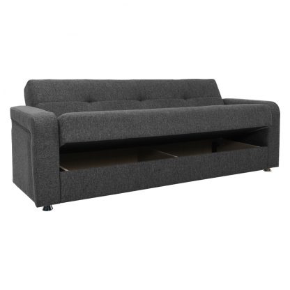 Harmony 3 Seater Sofabed - Dark Grey - Image 5