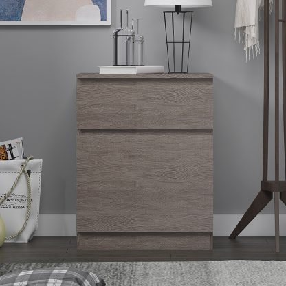 Stora Modern 1 Door 1 Drawer Multi-Storage Unit - Rustic Oak - Image 5