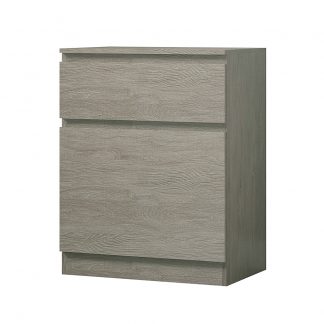 Stora Modern 1 Door 1 Drawer Multi-Storage Unit - Rustic Oak