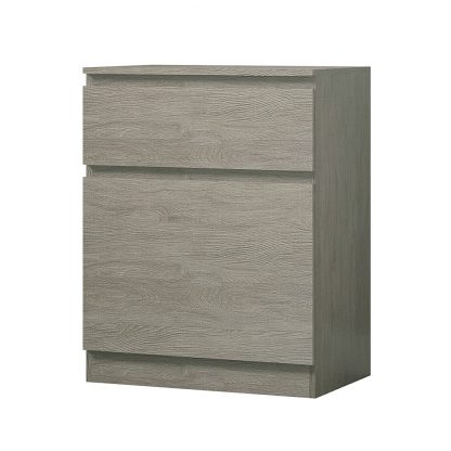 Stora Modern 1 Door 1 Drawer Multi-Storage Unit - Rustic Oak