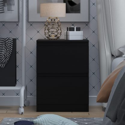 Carlton matt black bedside lifestyle b