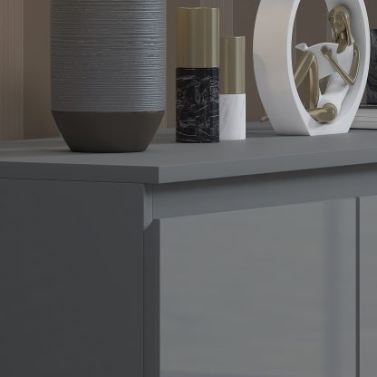 Stora 7 Drawer Merchant Chest - Grey Gloss - Image 4