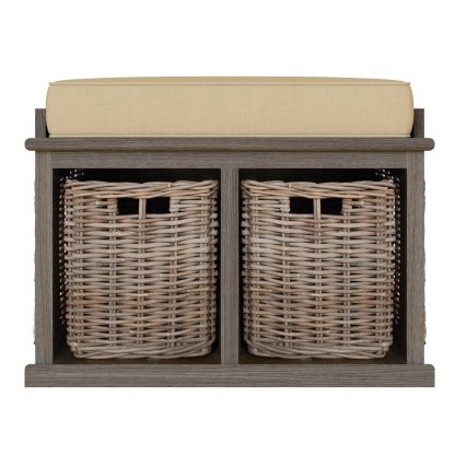 Maya Small Bench With Baskets - Image 5
