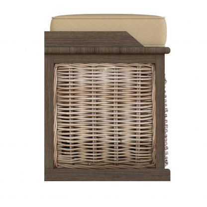 Maya Small Bench With Baskets - Image 6