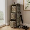 Maya Tall Storage Unit 3 Baskets High - Image 6