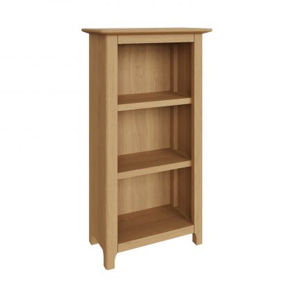 Taberno 3 Tier Bookcase - Oak - Image 4