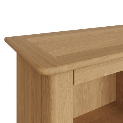 Taberno 3 Tier Bookcase - Oak - Image 2