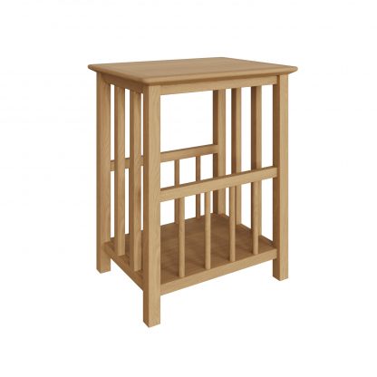 Taberno Magazine Rack - Oak - Image 3