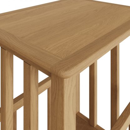 Taberno Magazine Rack - Oak - Image 4