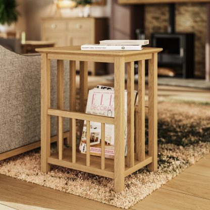 Taberno Magazine Rack - Oak