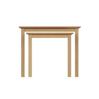 Taberno Nest Of 2 Tables - Oak - Image 3