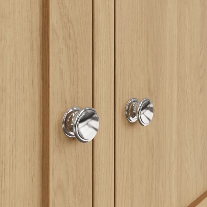 Taberno 2 Door 2 Drawer Sideboard - Oak - Image 3