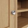 Taberno Large 2 Door TV Unit - Oak - Image 4