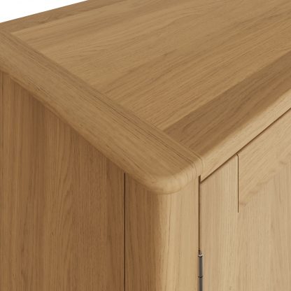 Taberno Large 2 Door TV Unit - Oak - Image 3