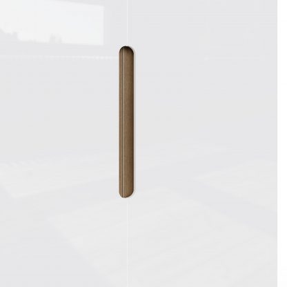 Veloce 2 Door White Gloss Double Wardrobe (Not Fast Click Assembly) - Image 8