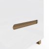 Veloce 2 Drawer White Gloss Bedside Fast Click Assembly - Image 6