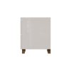 Veloce 2 Drawer White Gloss Bedside Fast Click Assembly - Image 8