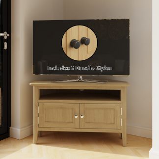 Arvid corner tv unit handles