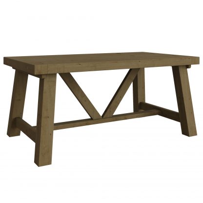 Saltash 1.6M Fixed Top Dining Table - Image 2