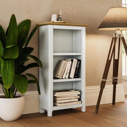 Taberno 3 Tier Bookcase - Linen