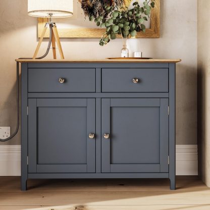 Taberno 2 Door 2 Drawer Sideboard - Graphite