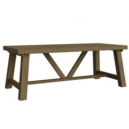 Saltash 2M Fixed Top Dining Table - Image 3